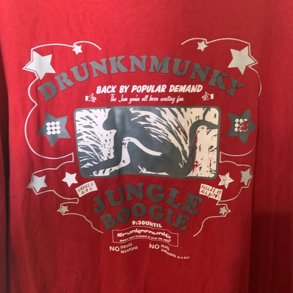 Drunk Munky tee shirt - Picture 2 of 4
